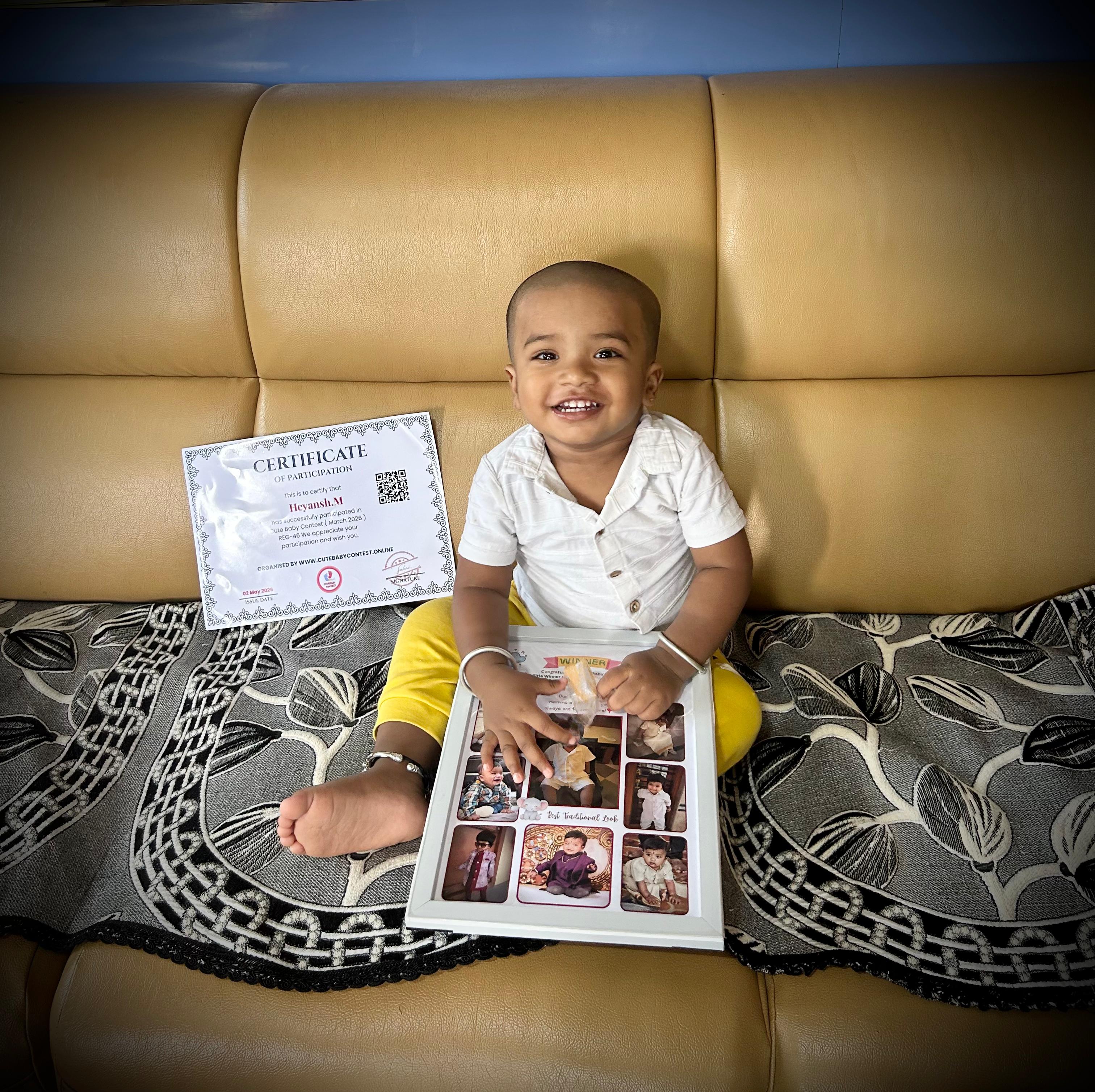 Heyansh.M Winner Photo
