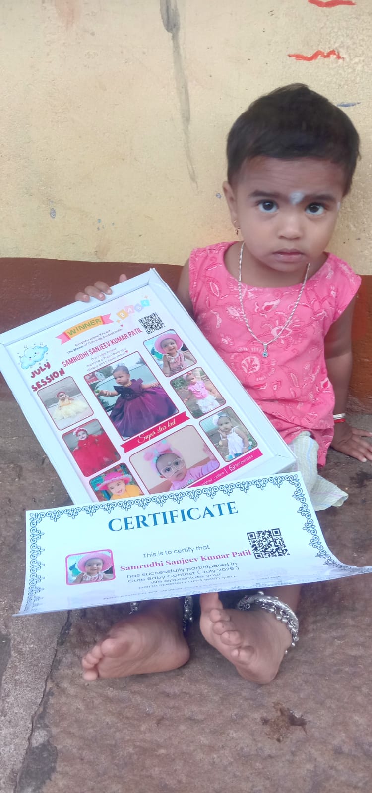 Samrudhi Sanjeev Kumar Patil Winner Photo