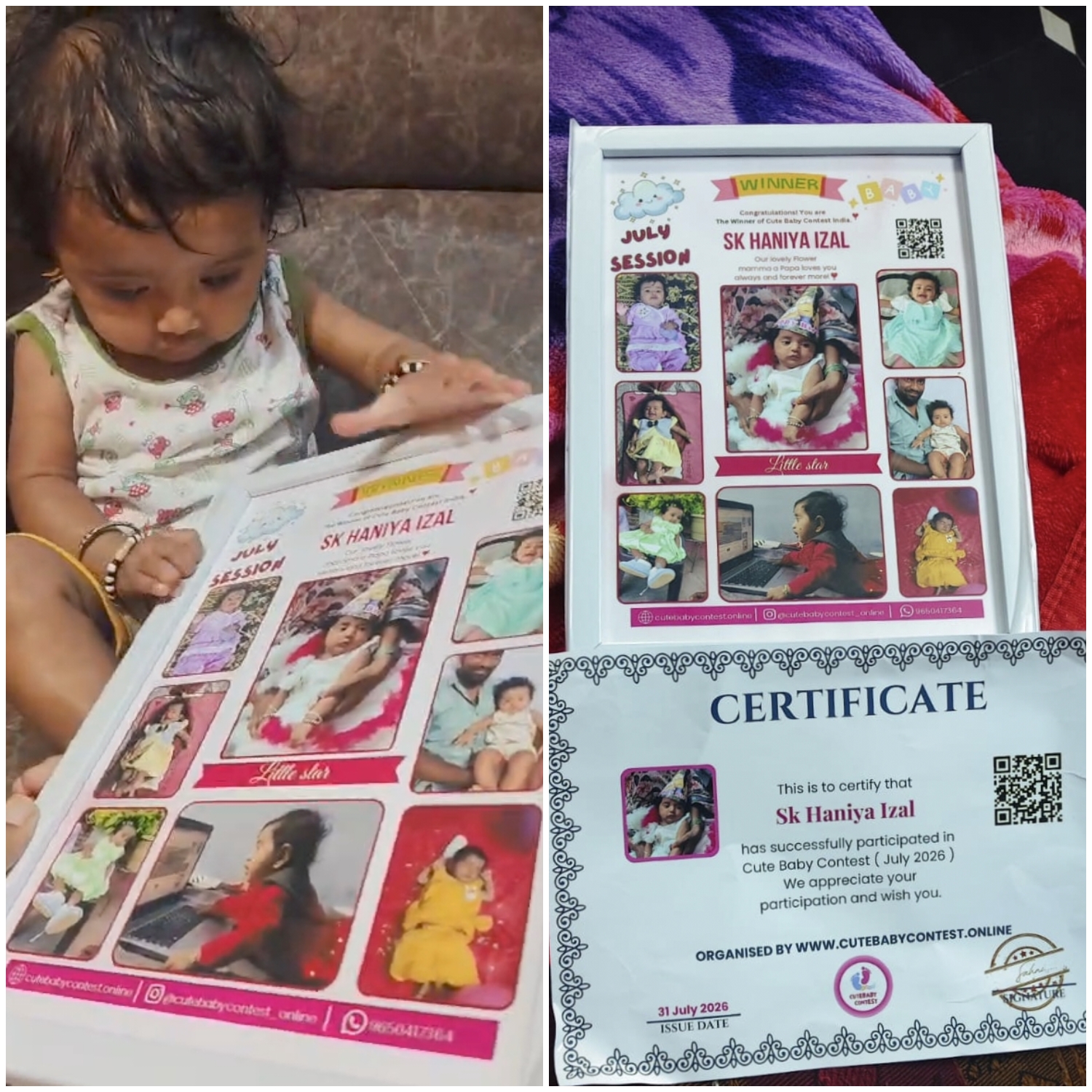 Sk Haniya Izal Winner Photo