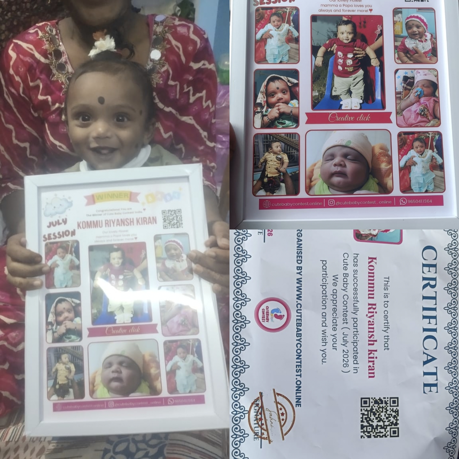 Kommu Riyansh kiran Winner Photo